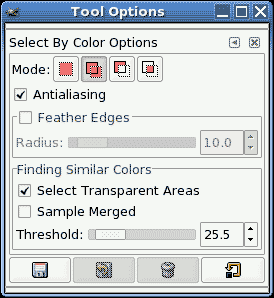 GIMP - Color Select