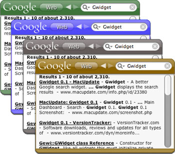 Google Widget - Gwidget